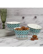 India Circus by Krsnaa Mehta Marine Opulence Nikko Bowl Set of 3