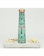 India Circus by Krsnaa Mehta Mirroring Deer Garden Tapered Copper Bottle