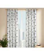 India Circus by Krsnaa Mehta Monochrome Palms Full Length Curtain