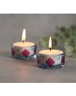 India Circus by Krsnaa Mehta Mughal Jhali T Lite Candle Votive Set of 2