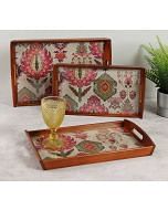 India Circus by Krsnaa Mehta Mystifying Dazzle Trays Set of 3