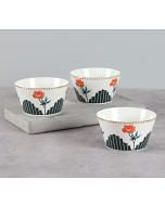 India Circus by Krsnaa Mehta Nature's Bloom Nikko Bowl Set of 3