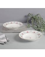 India Circus by Krsnaa Mehta Petal Perfection Pasta Plate Set of 2