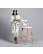 India Circus by Krsnaa Mehta Platinum Petal Bathrobe