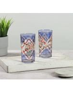 India Circus by Krsnaa Mehta Spring Bloom Glass Tumbler Set of 2