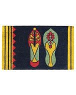 India Circus by Krsnaa Mehta Technicolor Jootis Blues Doormat