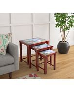 India Circus by Krsnaa Mehta Tropical View Nesting Table