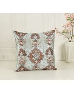 India Circus by Krsnaa Mehta Viridescent Motif Embroidered Cushion Cover