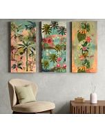 India Circus by Krsnaa Mehta Wildflower Whimsy Wall Art Set of 3