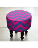 India Circus Chevron Melavo Ottoman