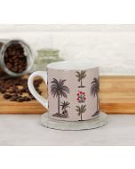 India Circus Chevron Palms Espresso Mug