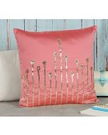 India Circus by Krsnaa Mehta Coral Embellished Cushion Cover