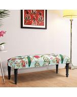 India Circus Feathered Garden Wooden Bench