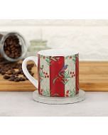 India Circus Floral Congregation Espresso Mug