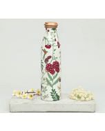 India Circus Grey Floral Galore Copper Bottle