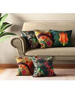 India Circus Temple Town Cushion Cover Set of 5