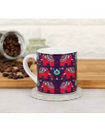 India Circus Violet Mastodon's Jamboree Espresso Mug