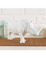 India Circus White Rhino Calf Figurine