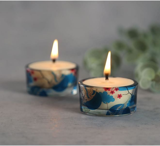 India Circus by Krsnaa Mehta Aerial Moments T Lite Candle Votive Set of 2