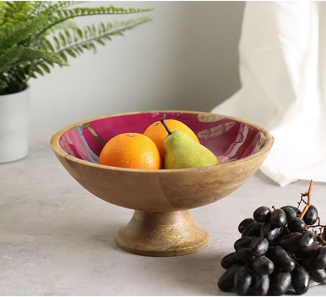 India Circus by Krsnaa Mehta Magenta Biome Mystique Fruit Bowl