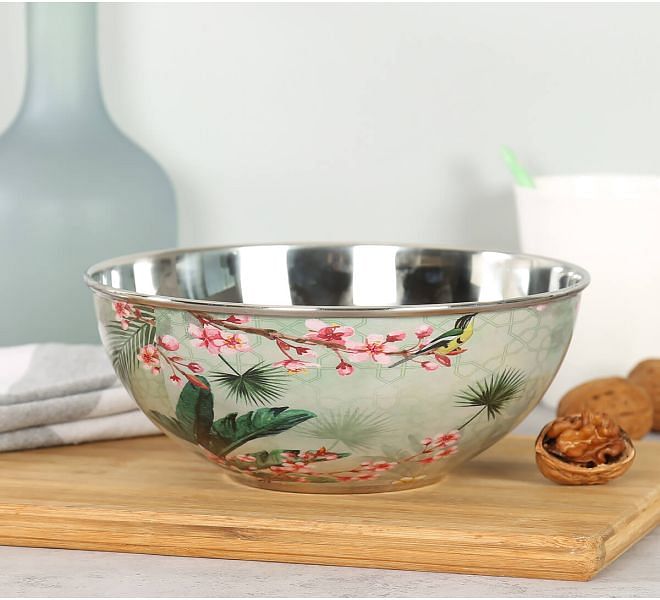 India Circus by Krsnaa Mehta Spring Bloom Steel Bowl