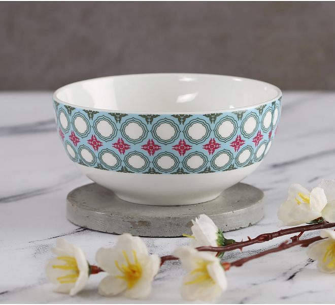 India Circus Floral Illusion Katori Bowl