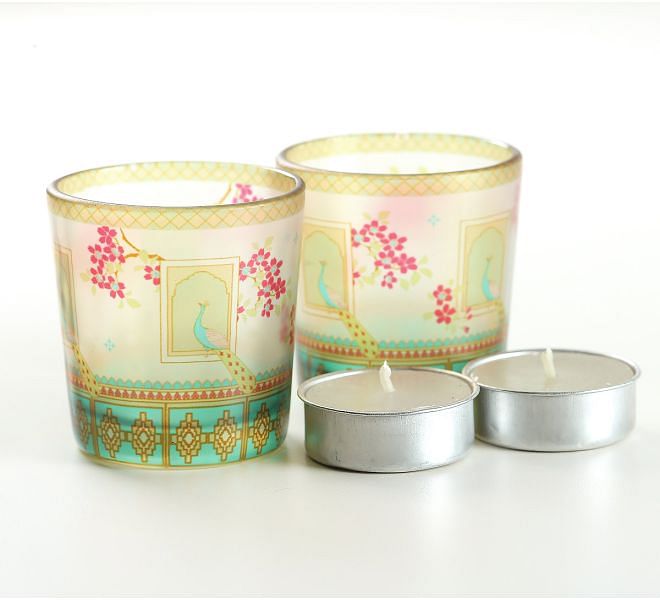 Tropical Island Living Tea Light Holder Set of 2