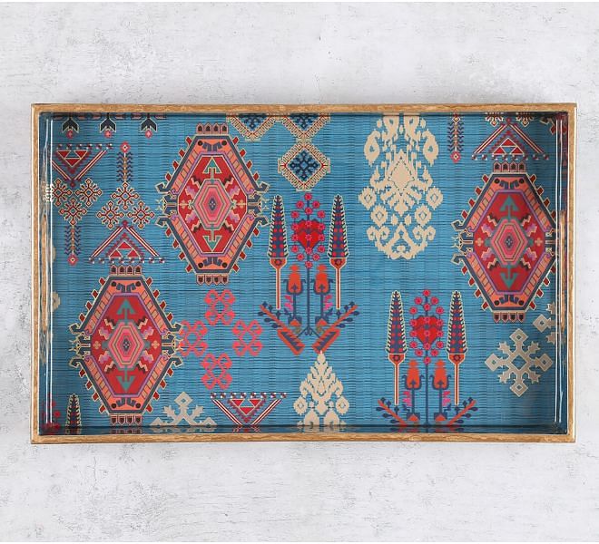 India Circu by Krsnaa Mehta Enchanting Mirage MDF Rectangle Tray