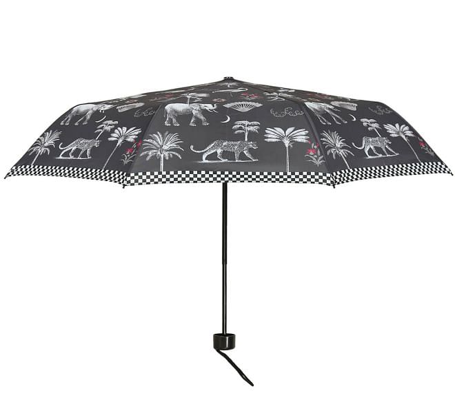 India Circus by Krsnaa Mehta Animalia Creations 3 Fold Umbrella