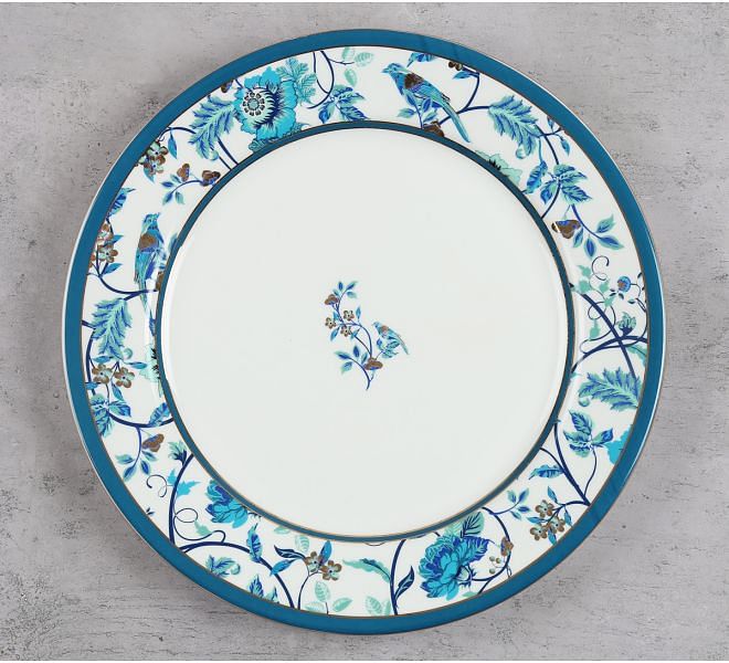 India Circus by Krsnaa Mehta Botanical Elegance Dinner Plate