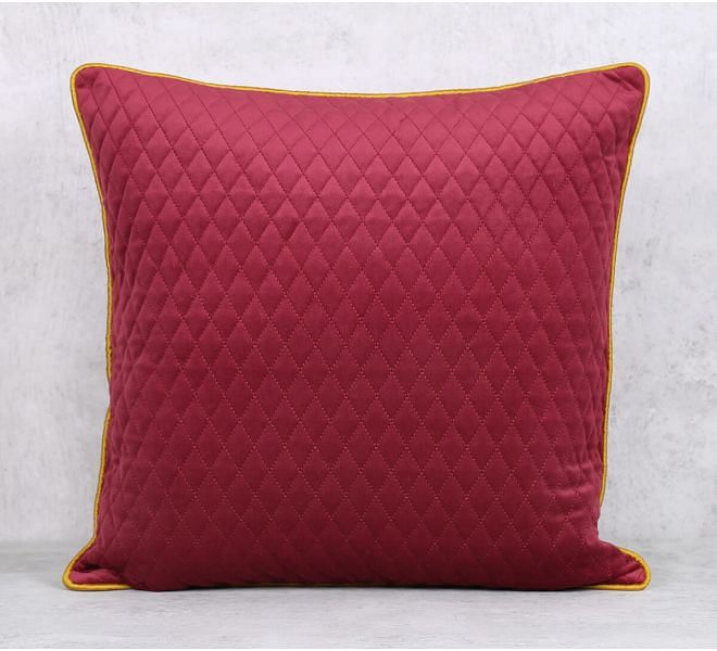 India Circus by Krsnaa Mehta Carmine Spades Cushion Cover