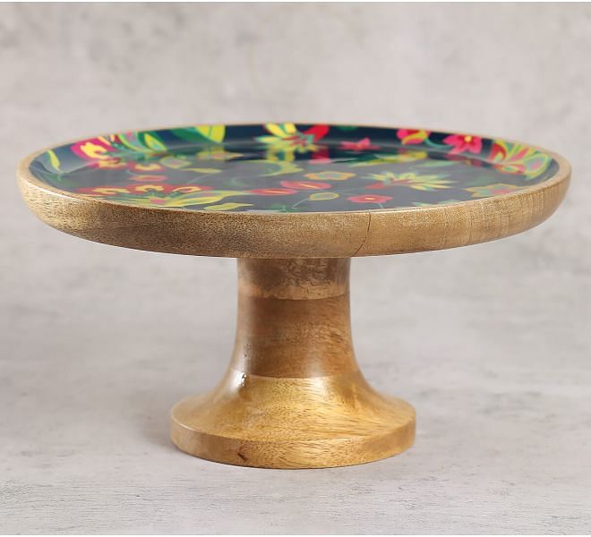 India Circus by Krsnaa Mehta Cyanic Pop Burst Cake Stand