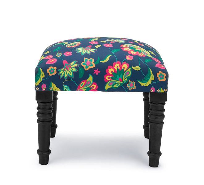 India Circus by Krsnaa Mehta Cyanic Pop Burst One Seater Pouffe