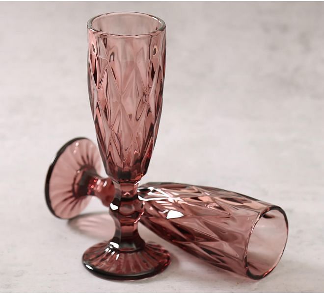 India Circus by Krsnaa Mehta Pink Champagne Glass