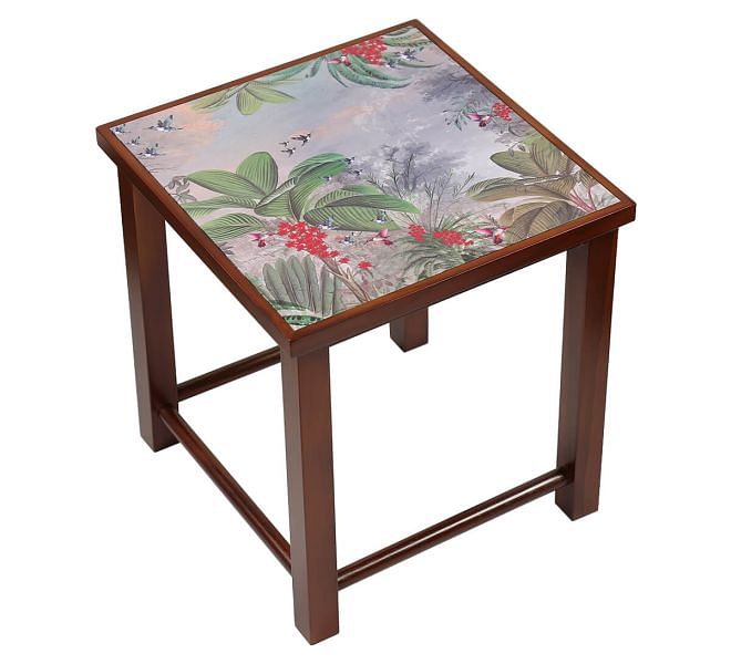 India Circus by Krsnaa Mehta Tropical View Nesting Table