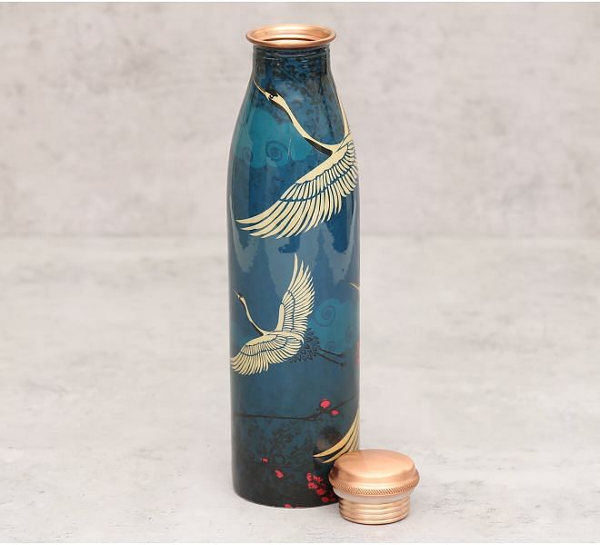 India Circus Legend of the Cranes Copper Bottle