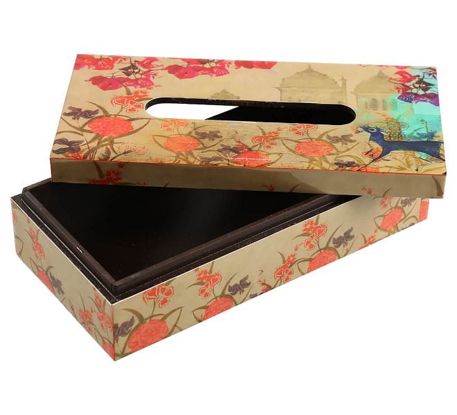 India Circus Palaces in Paradise Tissue Box Holder