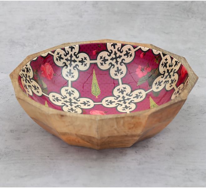 India Cricus by Krsnaa Mehta Clover's Knotty Play Big Wooden Bowl