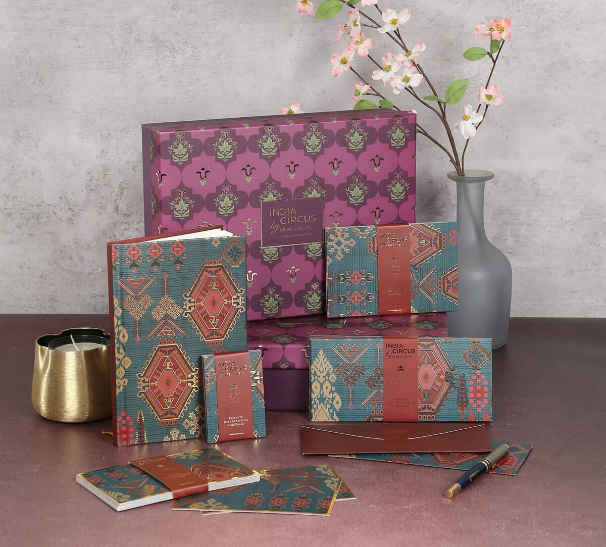 India Circus by Krsnaa Mehta Enchanting Mirage Stationery Gift Box