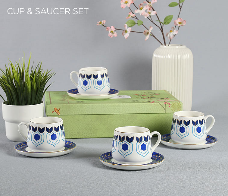 Cup & Saucer Set - India Circus