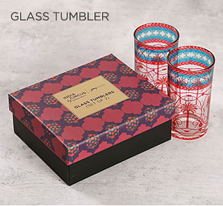 Glass Tumbler - India Circus